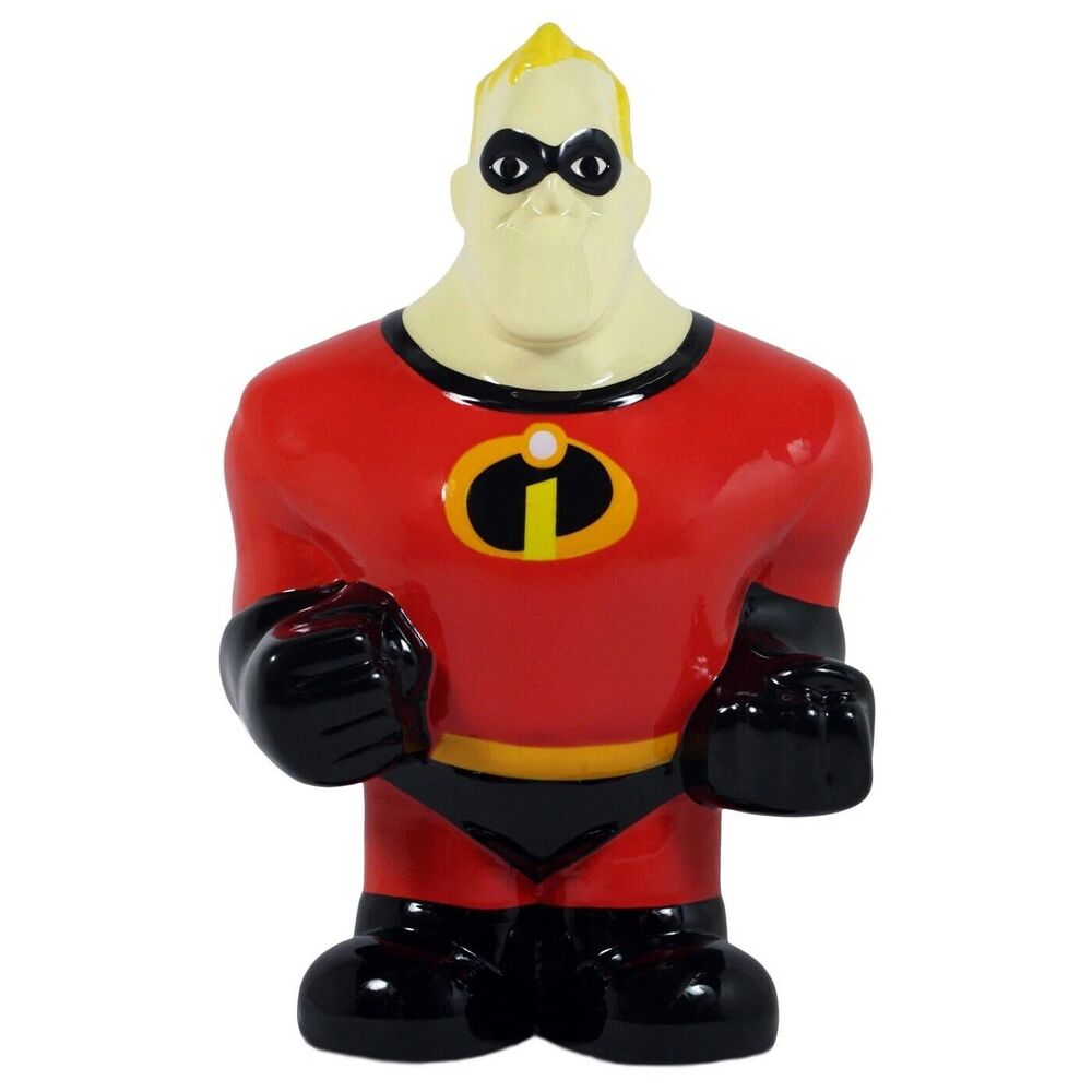 Disney Pixar The Incredibles - Mr. Incredible Figure Ceramic Coin Piggy Bank